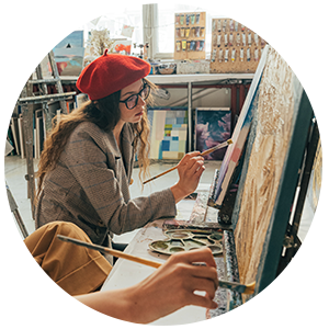 Un artiste débutant
