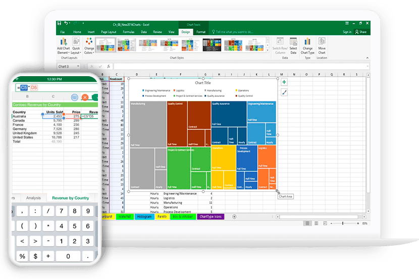 Graphiques et diagrammes dans Excel